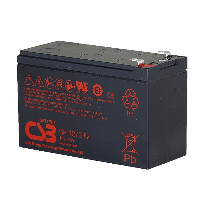 希世比 CSB GP1272F2 12V25W 蓄电池实物图